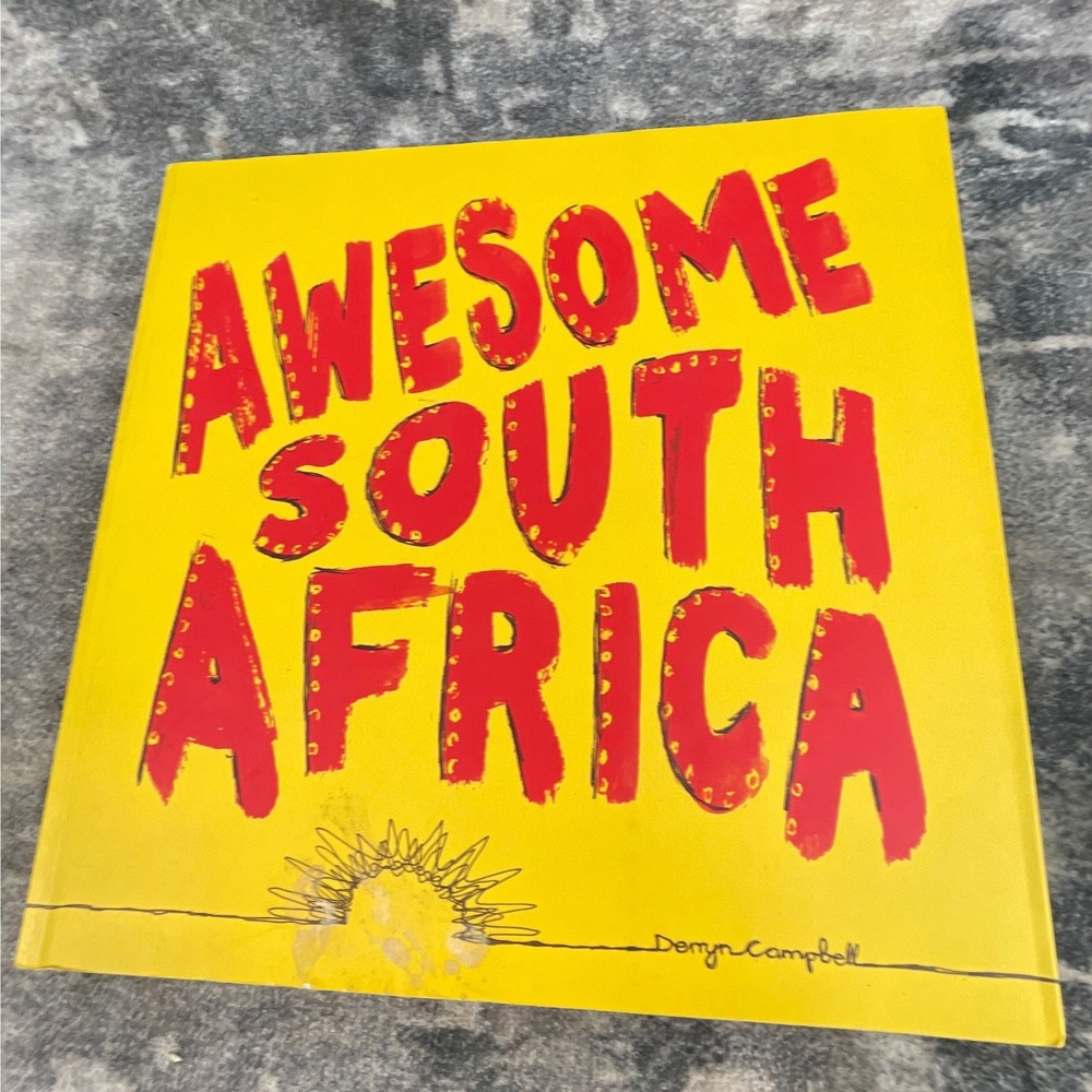 Awesome South Africa Derryn Campbell Hardcover Trivia Facts Culture Fun Book